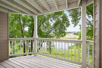 Large balcony